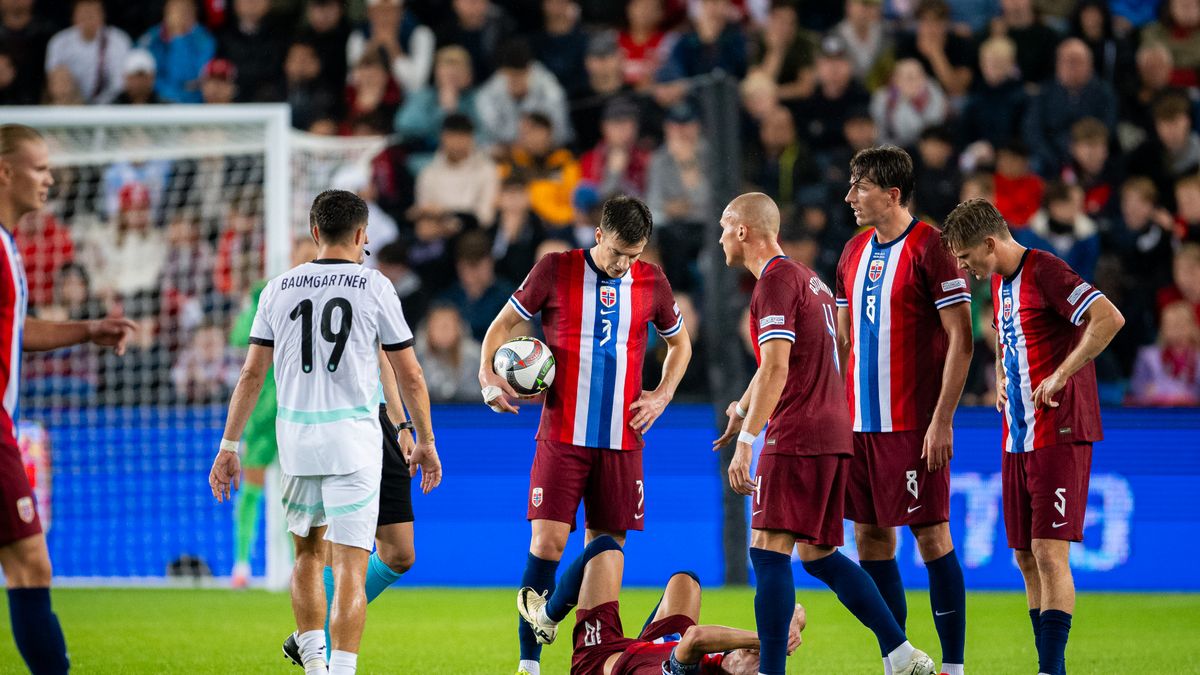 Getty Images / Mateusz Słodkowski / Na zdjęciu: Martin Odegaard doznał poważnej kontuzji w meczu Ligi Narodów