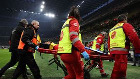 Dramatyczne obrazki w Serie A. Nosze i połamane zęby