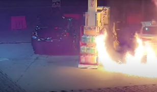 Podpalacz w szlafroku. Incydent na wrocławskiej stacji benzynowej