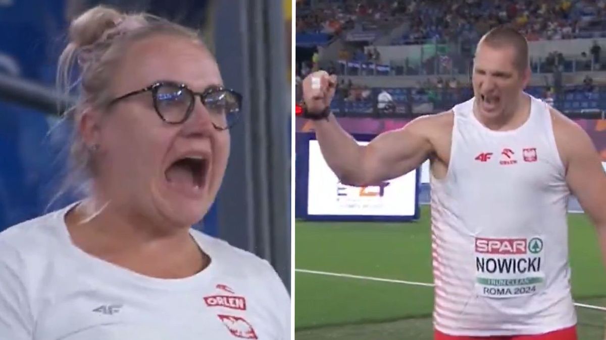 Twitter / TVP Sport / Na zdjęciu: Joanna Fiodorow i Wojciech Nowicki