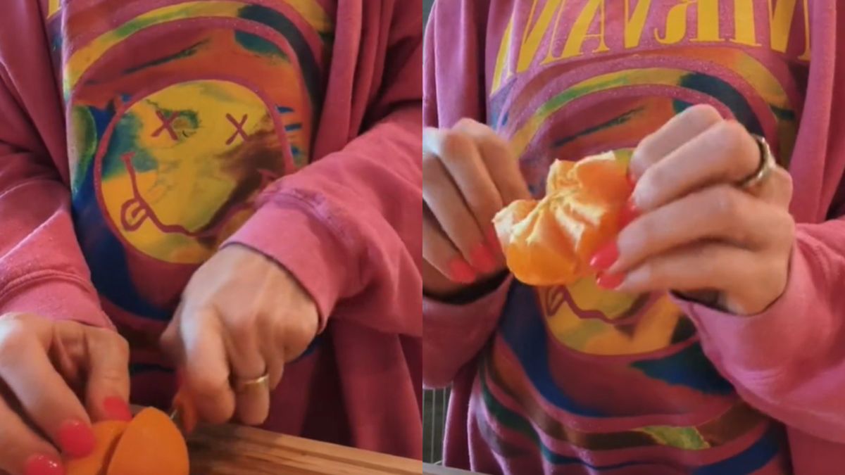 Trik z TikToka na obranie pomarańczy stał się hitem