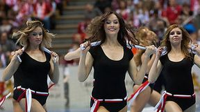Cheerleaders Flex Dance na meczu Polska - Szwecja