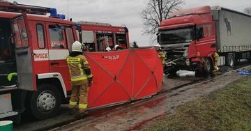 Tragedia na drodze krajowej. Nie żyje ojciec i córka