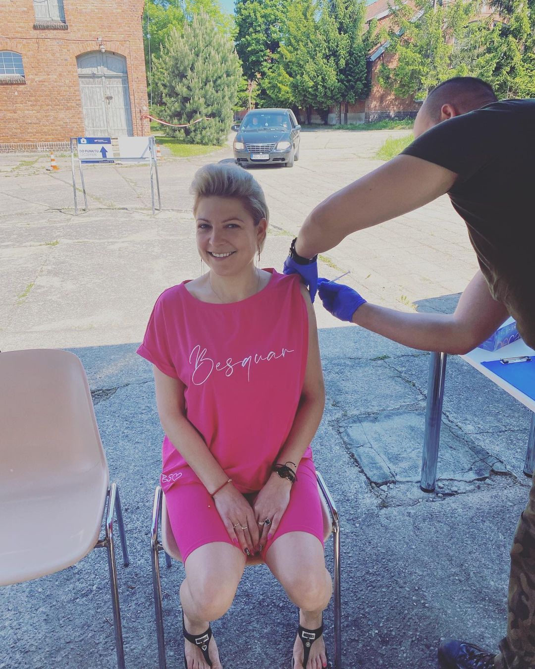 Magdalena Narożna przyjęła szczepionkę przeciw COVID-19