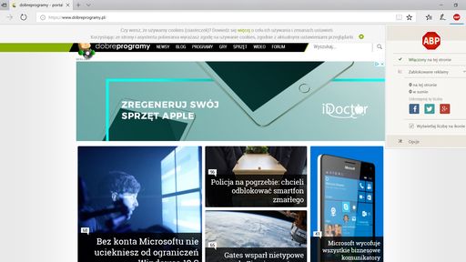 Adblock Plus dla Edge