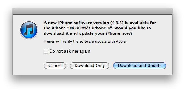 iOS 4.3.3 dostępne do pobrania 1