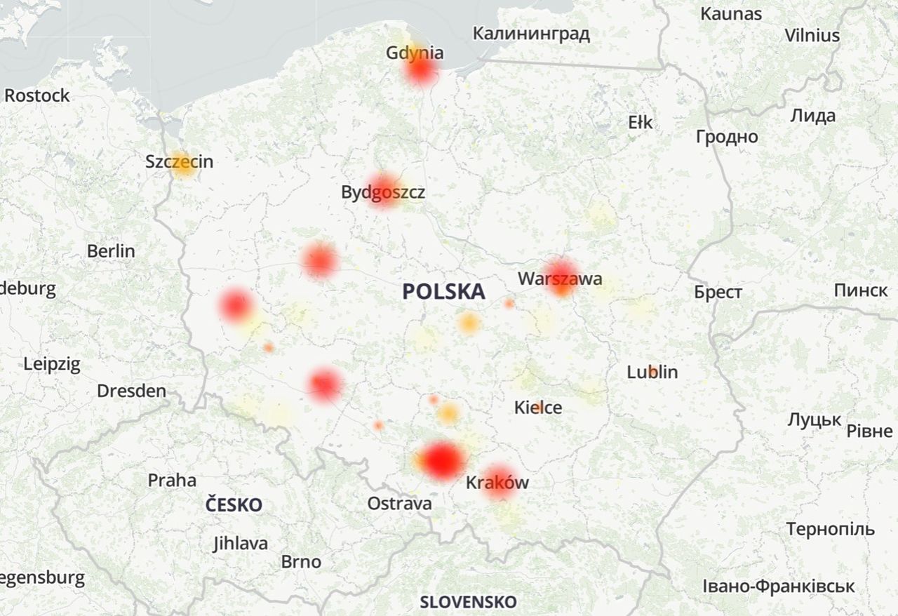 Trwa awaria internetu w UPC