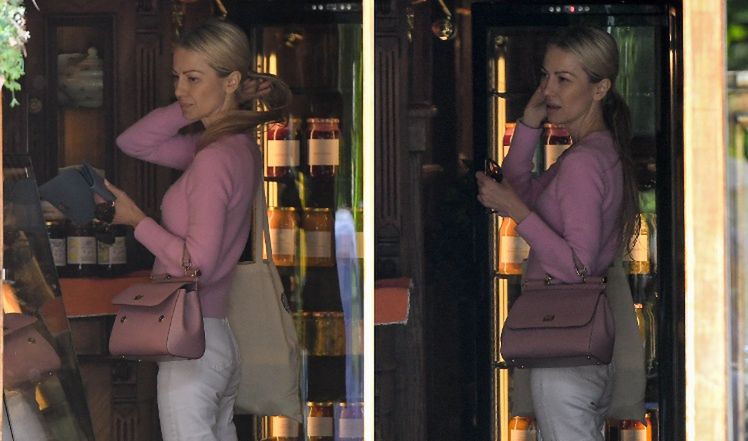 Magdalena Ogórek została "przyłapana" w cukierni