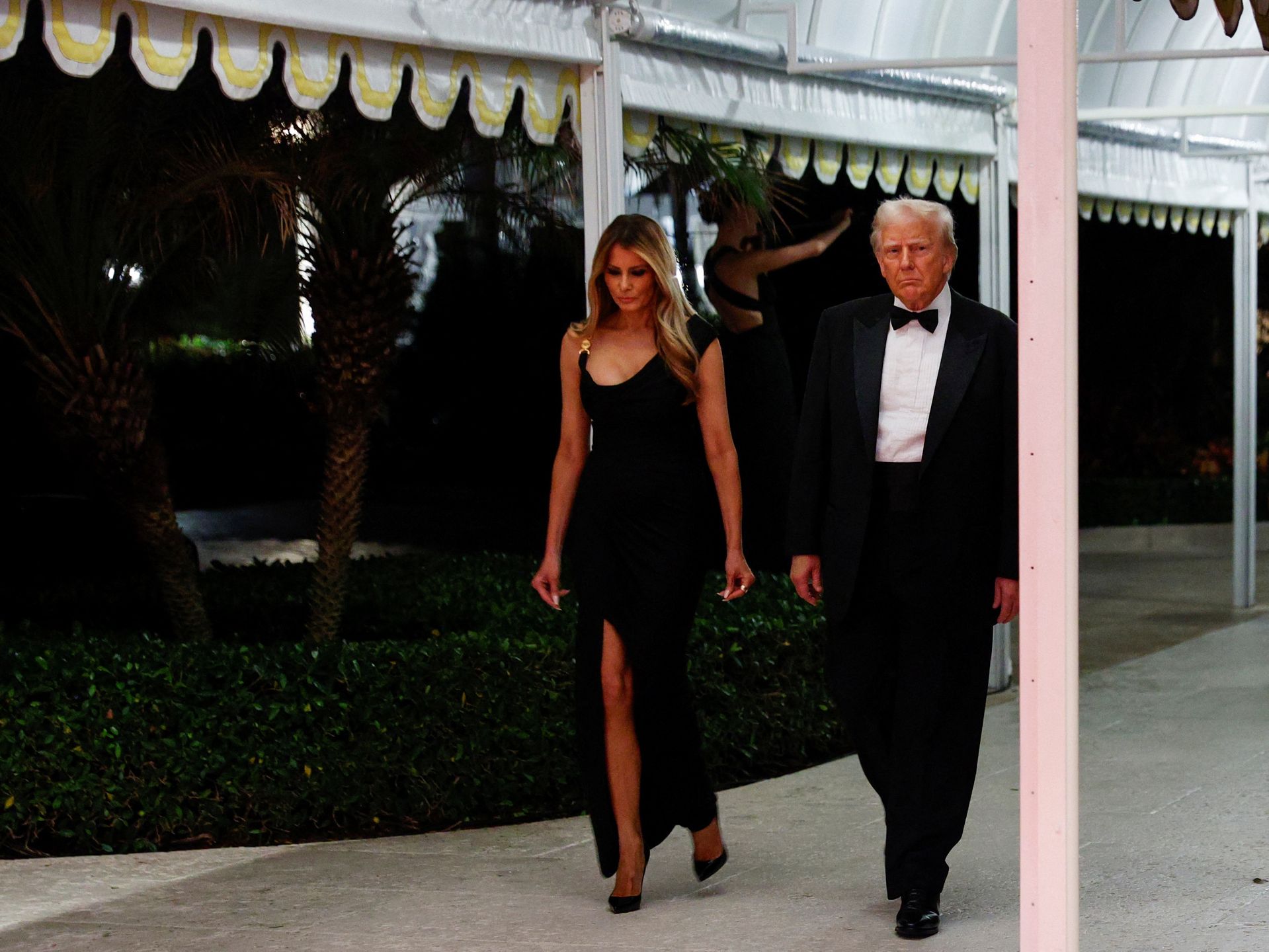 U.S. President-elect Donald Trump attends a New Year's Eve event at Mar-a-Lago in Palm Beach
U.S. President-elect Donald Trump, accompanied by his wife Melania, attends a New Year's Eve event at Mar-a-Lago in Palm Beach, Florida, U.S., December 31, 2024.,Image: 951173582, License: Rights-managed, Restrictions: , Model Release: no, Credit line: Marco Bello / Reuters / Forum
Marco Bello / Reuters / Forum
politics