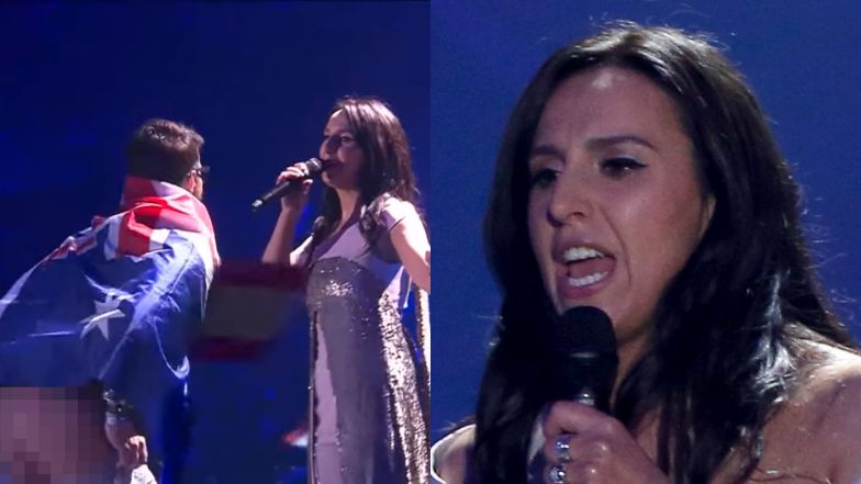 Wtargnięcie na scenę podczas występu Jamali