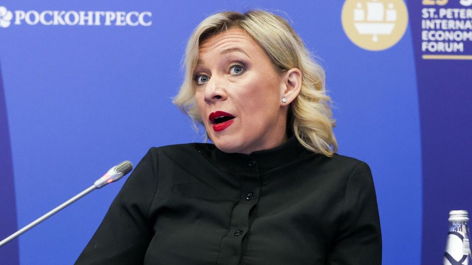 arch51Russian Foreign Ministry spokeswoman Maria Zakharova speaks on the sidelines of the St. Petersburg International Economic Forum in St. Petersburg, Russia, Thursday, June 16, 2022. (TASS Host Photo Agency Pool via AP)TASS Host Photo Agency