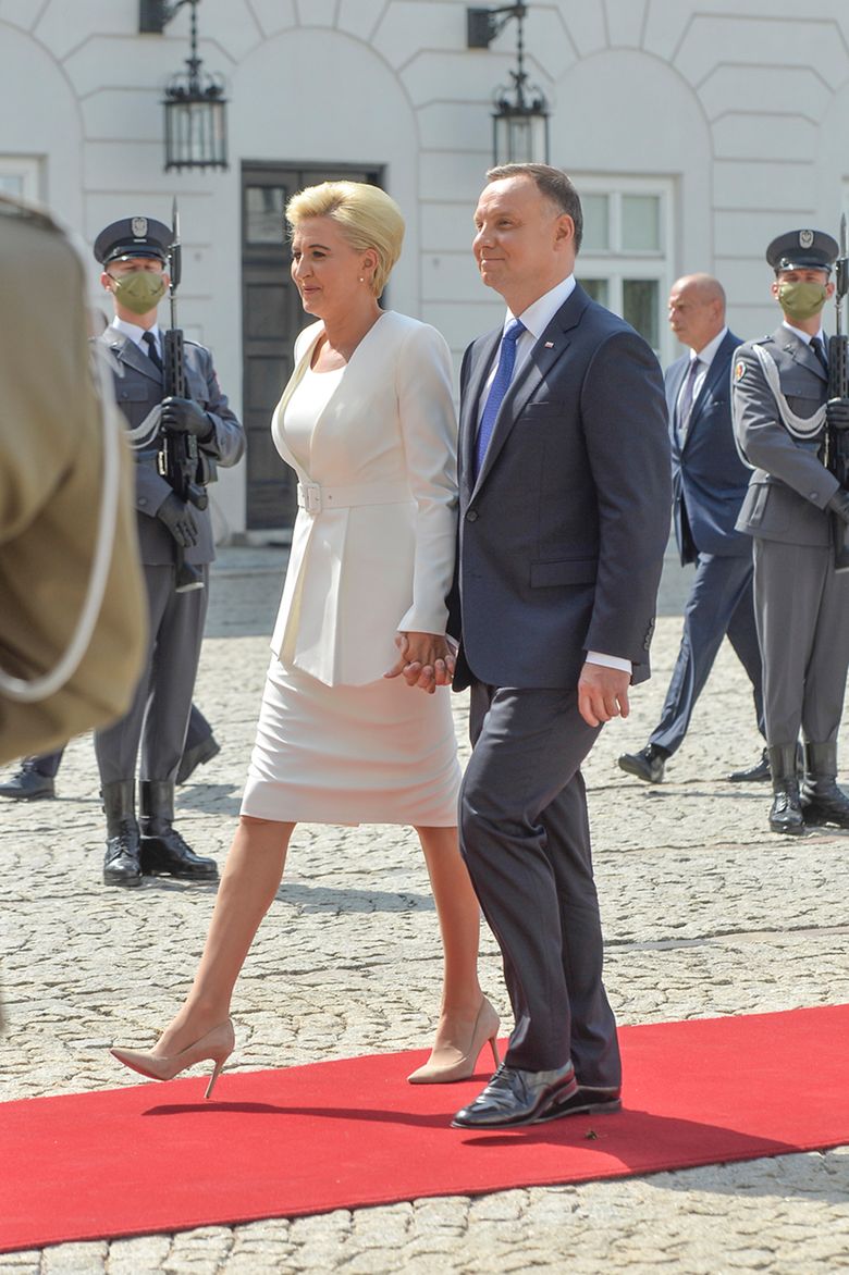Agta Duda pojawiła sie na zaprzysiężeniu męża