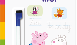 Peppa pig. Uczę się z Peppą. Pisanie wielkich liter