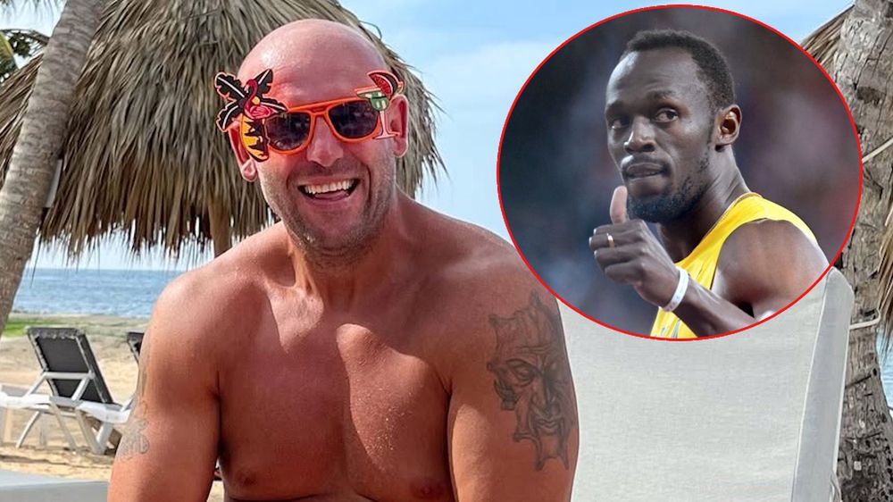 Getty Images / Na zdjęciu: Piotr Małachowski (L), Usain Bolt (P)