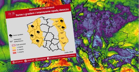 Intensywne opady deszczu. IMGW wydało alerty
