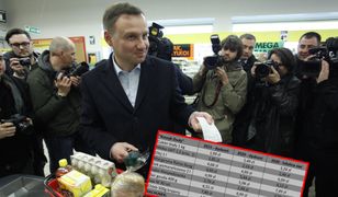 "Koszyk Dudy" w nowej odsłonie. Porównaliśmy prezydenckie ceny z lokalną siecią w najtańszym regionie kraju