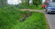 Machcin: 17-letni motocyklista wpadł do rowu podczas wyprzedzania
