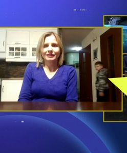 Wpadka w programie na żywo. Syn lekarki skradł jej show w TVN24