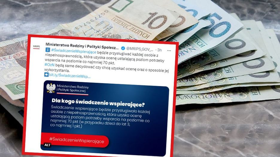 Świadczenie wspierające ma pomóc osobom z niepełnosprawnością