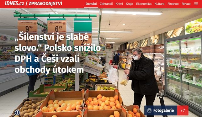 Czesi szturmują polskie sklepy i stacje benzynowe. Przyciąga ich tarcza antyinflacyjna 