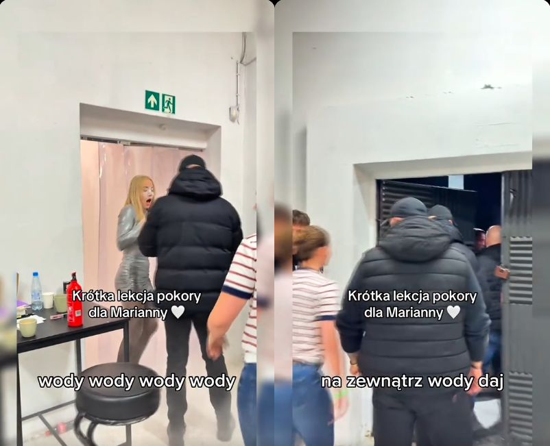 Marianna Schreiber zaatakowana gaśnicą