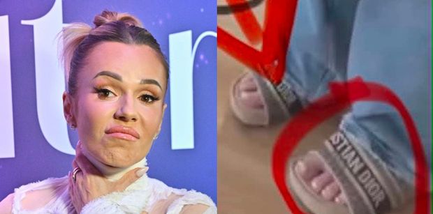 Doda krytykuje DIOR za politykę wobec zwierząt, a chwilę później TRESUJE PSA w ich klapkach. Zawiało hipokryzją?