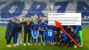 Polska Agencja Antydopingowa zareagowała na zachowanie piłkarzy Lecha