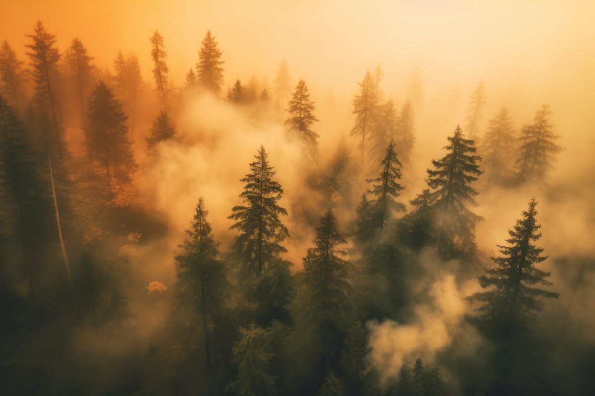 W tym roku w Kanadzie w ok. 5,5 tys. pożarów spłonęło ponad 13,4 mln hektarów lasów (134 tys. km kw.)