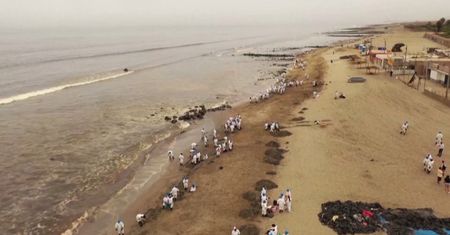 Katastrofa ekologiczna u wybrzeży Peru. Dramatyczne nagranie z plaży