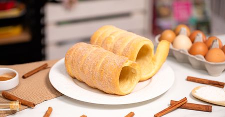 Węgierskie kołacze piekę w domu. Posypka cukrowa to początek przyjemności