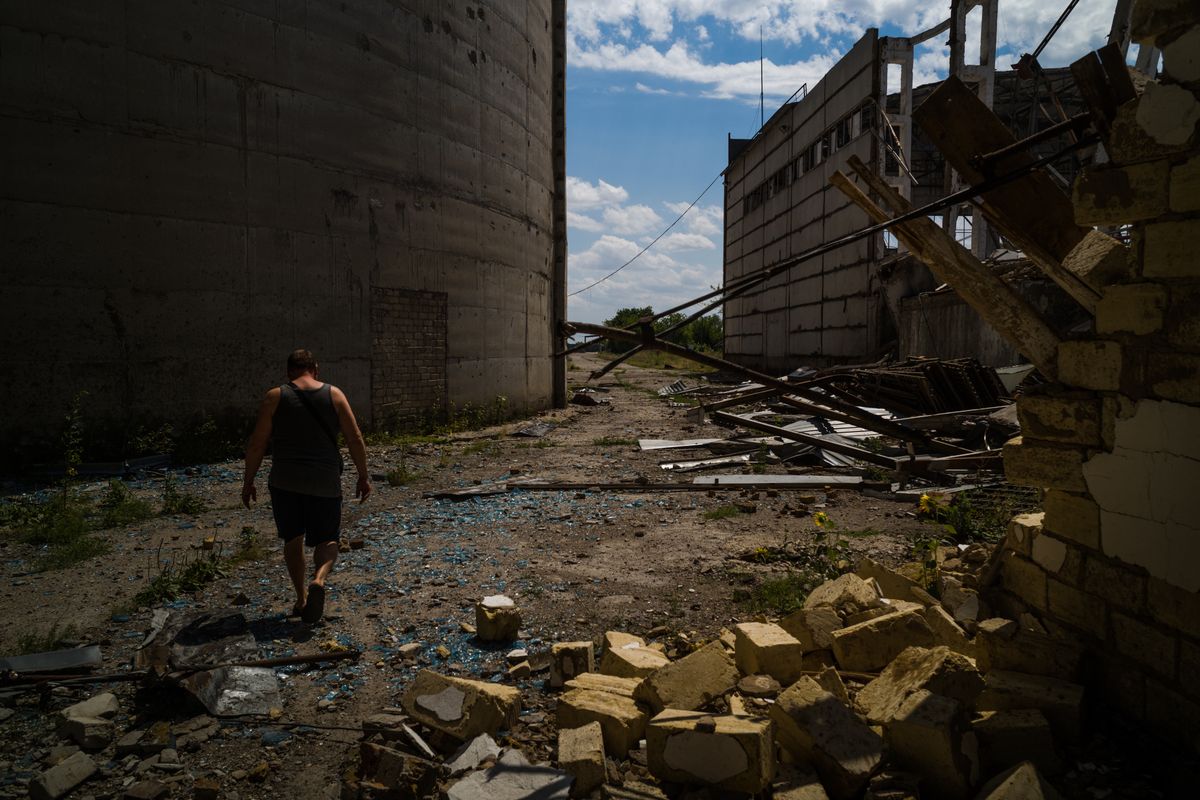 Zniszczony zakład produkujący cukier w Ukrainie. Rosjanie atakują fabryki i kluczową infrastrukturę