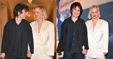 RZADKI WIDOK: Joanna Kulig wpadła na premierę filmu w towarzystwie męża