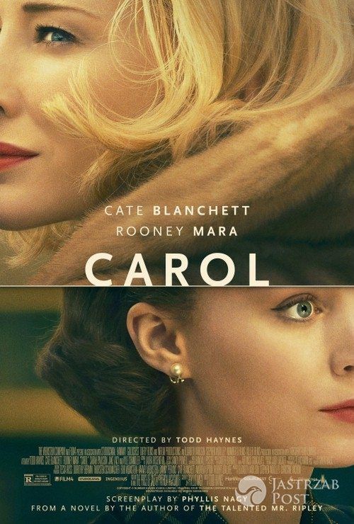 Plakat filmu "Carol", reż. Todd Haynes, w rolach głównych: Cate Blanchett, Rooney Mara