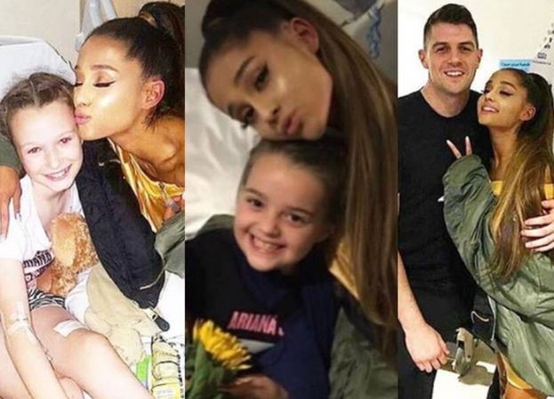Ariana Grande odwiedziła dzieci ranne w zamachu terrorystycznym w Manchesterze (ZDJĘCIA)