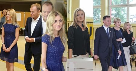 "Pierwsze córki" głosują w wyborach: Kinga Duda czy Kasia Tusk? (ZDJĘCIA)