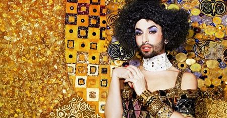 Conchita Wurst jak z obrazu Klimta!