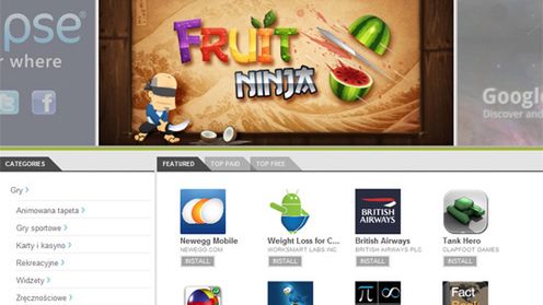 Problemy ze stroną Android Marketu 1