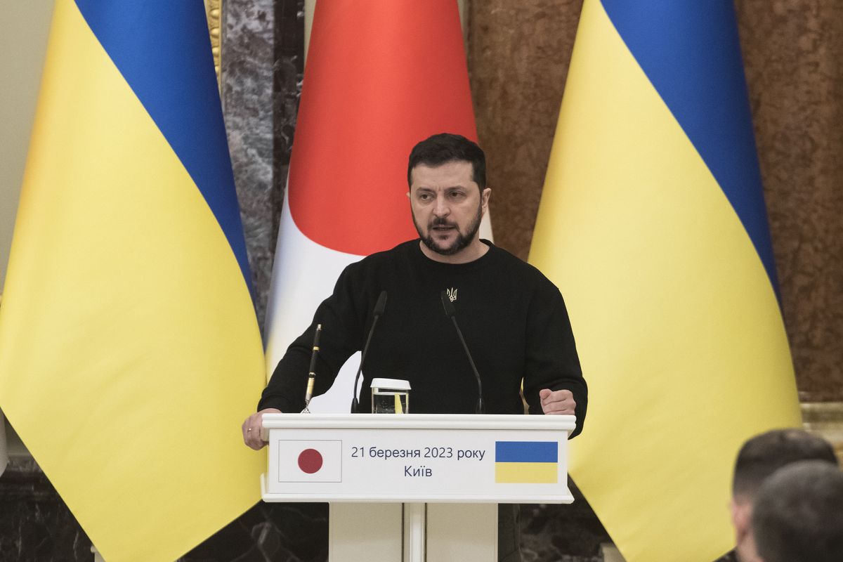 Wołodymyr Zełenski - prezydent Ukrainy