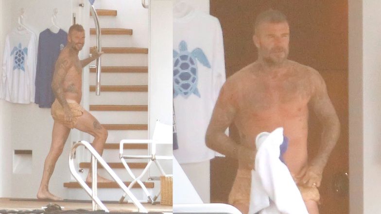 Rodzina Beckhamów na wakacjach na Morzu Śródziemnym