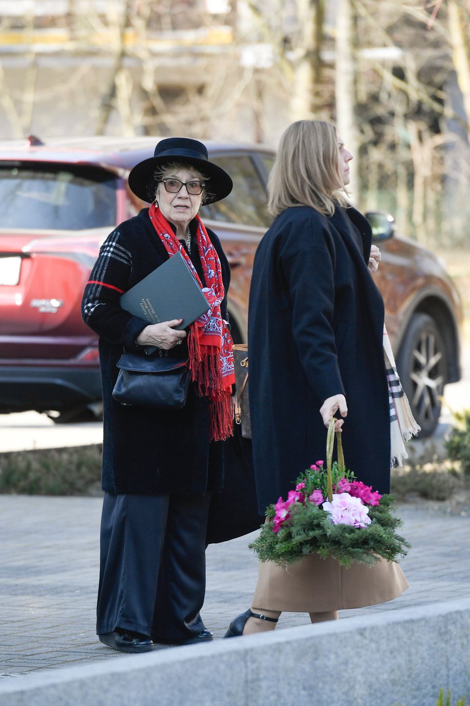 Emilia Krakowska - pogrzeb Tadeusza Borowskiego