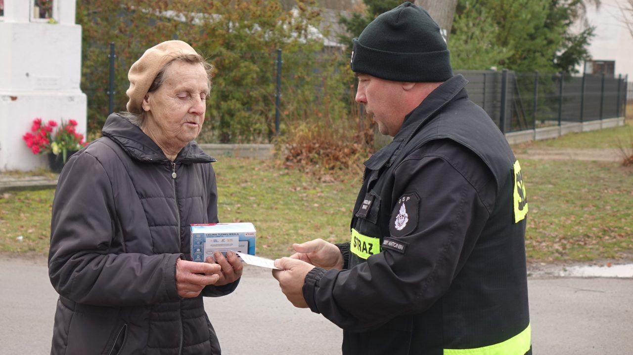 Nowy Antonin: Niezwykła akcja druhów. Rozdali czujniki tlenku węgla