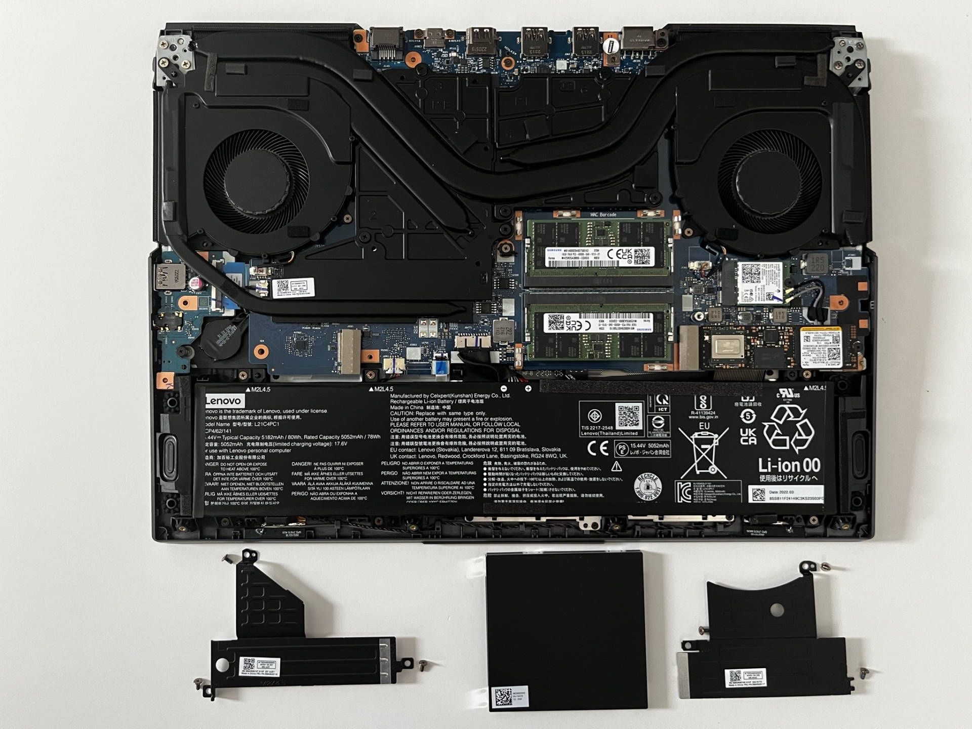 Lenovo Legion 5 Pro - podzespoły