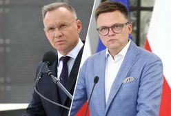 "Główny hamulcowy zmian". Hołownia ostro o Dudzie