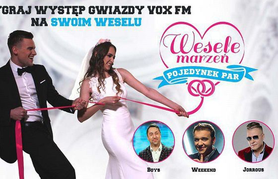 VOX FM z konkursem „Wesele marzeń - pojedynek par” (wideo)