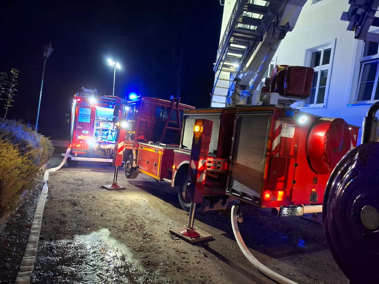 Pożar w Młodzieżowym Ośrodku Wychowawczym w Rzepczynie. Ewakuowano 75 osób