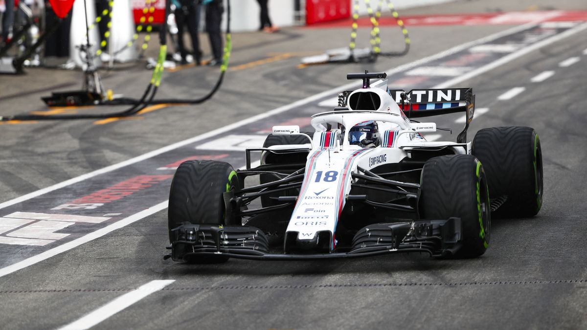 Materiały prasowe / Williams / Na zdjęciu: Lance Stroll w pit-lane
