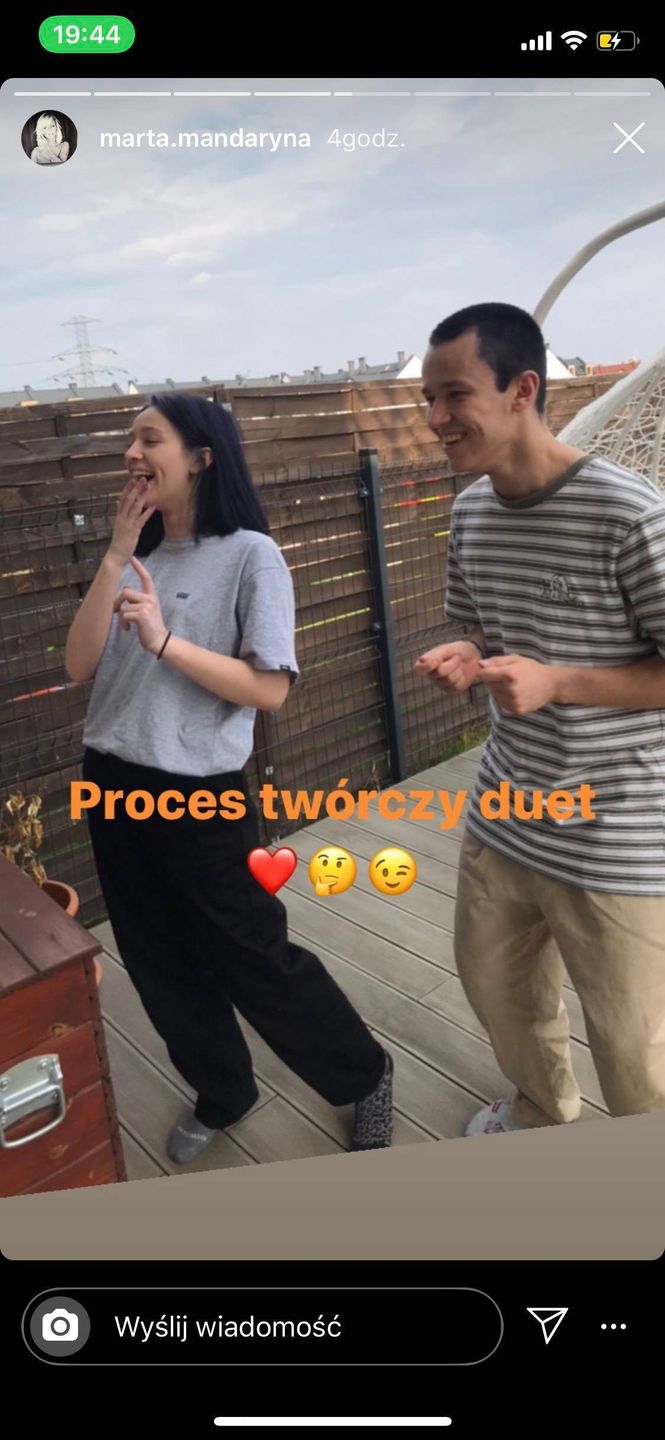 Xavier Wiśniewski pofarbował włosy Fabienne