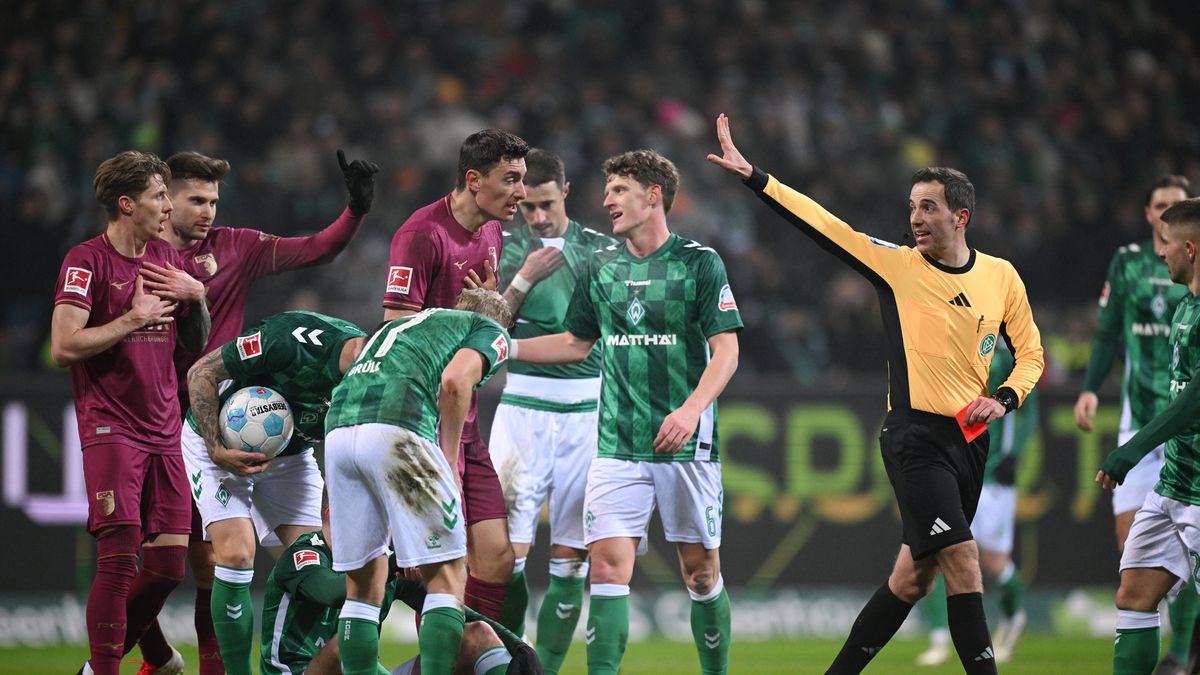 Getty Images / Stuart Franklin / Na zdjęciu: Werder Brema przegrał z FC Augsburg 0:2