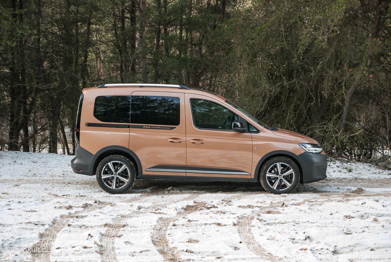 Volkswagen Caddy PanAmericana dostępny jest tylko ze standardowym rozstawem osi