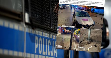 Wjechał w ludzi w centrum Gdańska. Są ranni